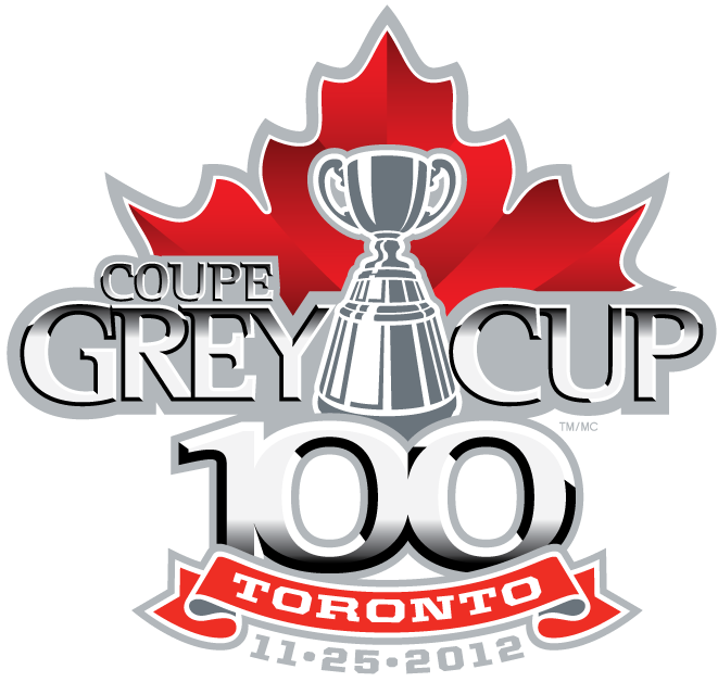 grey cup 2012 primary logo iron on transfers for T-shirts